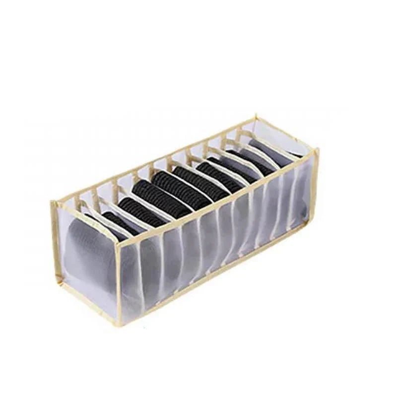 Foldable Drawer Organiser 1-3PCS 3Sizes 2Colours Wardrobe Storage Box - Discount Packaging Warehouse