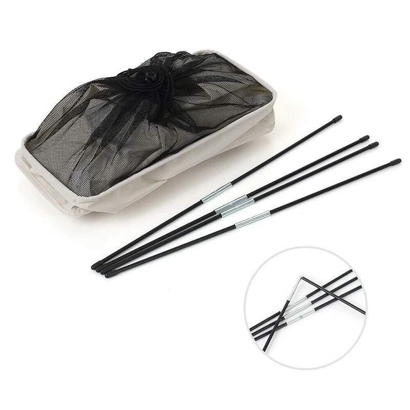 Foldable Mesh Top Laundry Basket 1PC 9Colours Bin Organiser - Discount Packaging Warehouse