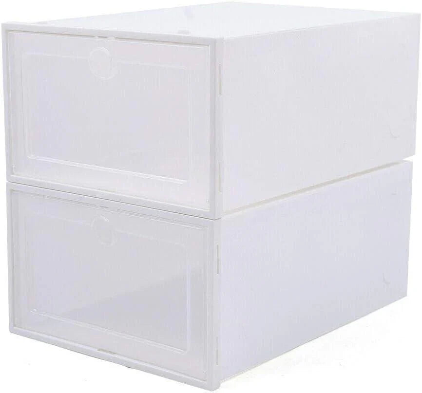 Foldable Shoe Storage Boxes 12PCS 33x23x14cm PP - Discount Packaging Warehouse