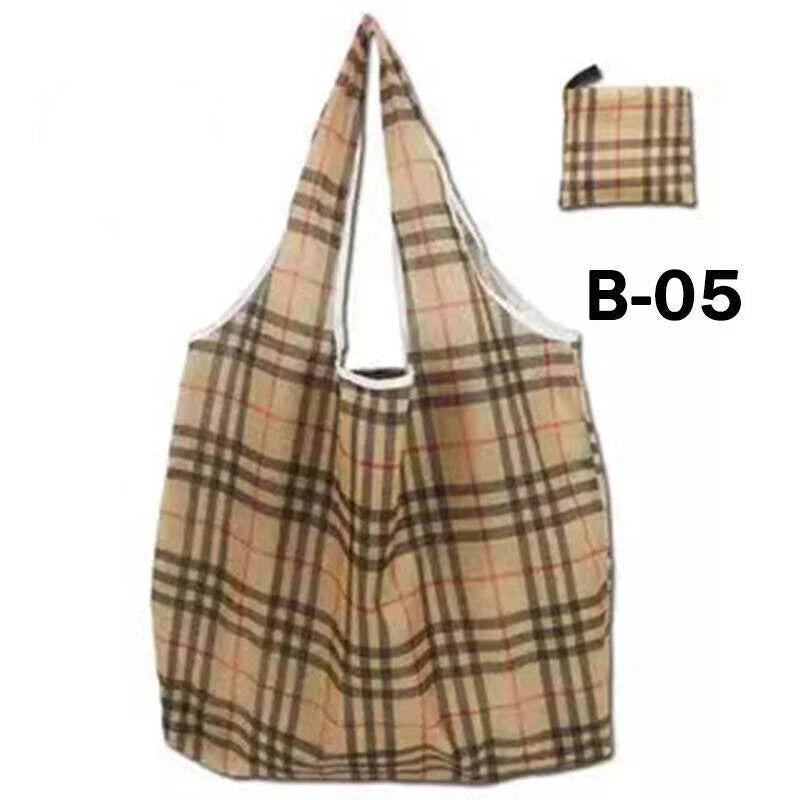 Foldable Waterproof Shopping Bag 1PC 41 Styles 46x8x35cm Polyester Grocery bag - Discount Packaging Warehouse
