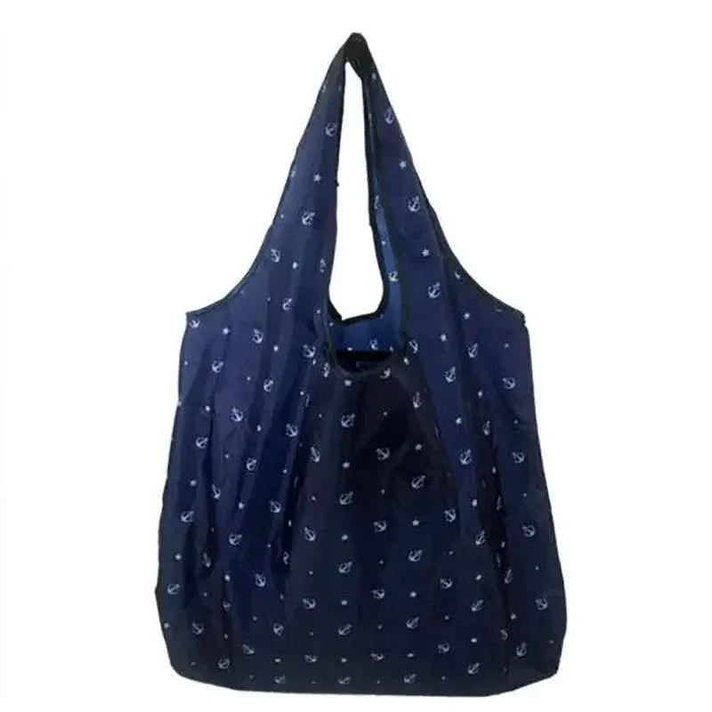 Foldable Waterproof Shopping Bag 1PC 41 Styles 46x8x35cm Polyester Grocery bag - Discount Packaging Warehouse