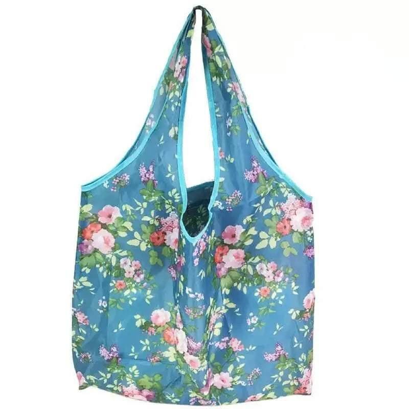 Foldable Waterproof Shopping Bag 1PC 41 Styles 46x8x35cm Polyester Grocery bag - Discount Packaging Warehouse