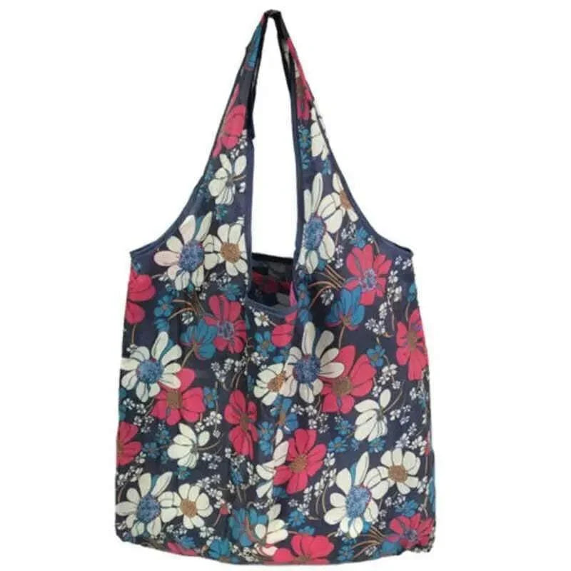 Foldable Waterproof Shopping Bag 1PC 41 Styles 46x8x35cm Polyester Grocery bag - Discount Packaging Warehouse