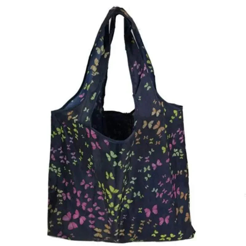 Foldable Waterproof Shopping Bag 1PC 41 Styles 46x8x35cm Polyester Grocery bag - Discount Packaging Warehouse