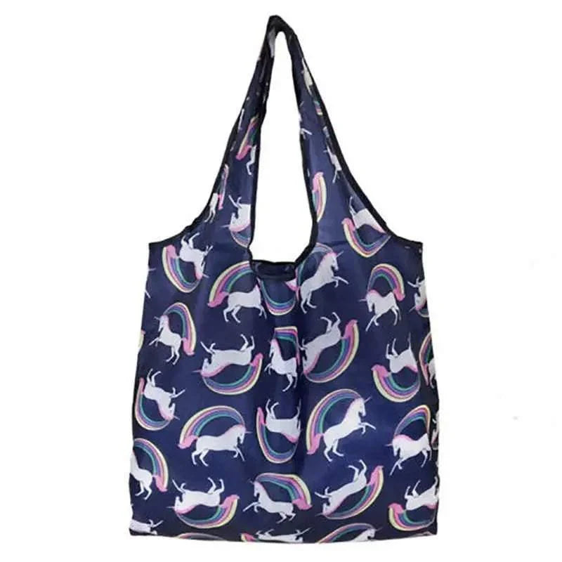 Foldable Waterproof Shopping Bag 1PC 41 Styles 46x8x35cm Polyester Grocery bag - Discount Packaging Warehouse