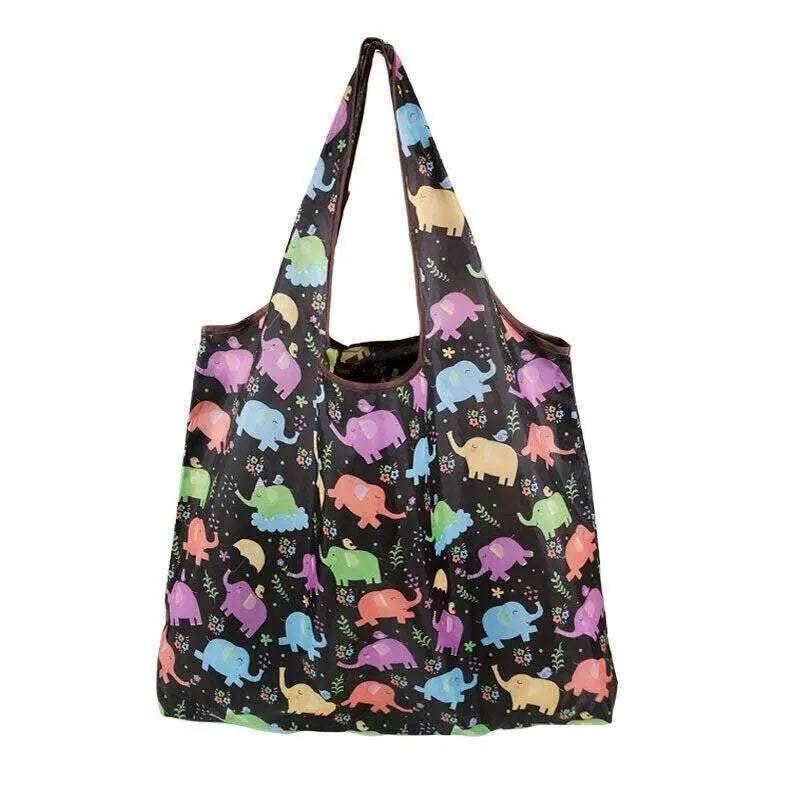 Foldable Waterproof Shopping Bag 1PC 41 Styles 46x8x35cm Polyester Grocery bag - Discount Packaging Warehouse