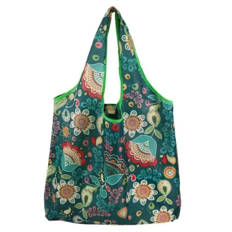 Foldable Waterproof Shopping Bag 1PC 41 Styles 46x8x35cm Polyester Grocery bag - Discount Packaging Warehouse