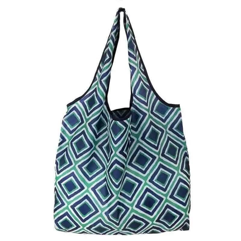 Foldable Waterproof Shopping Bag 1PC 41 Styles 46x8x35cm Polyester Grocery bag - Discount Packaging Warehouse