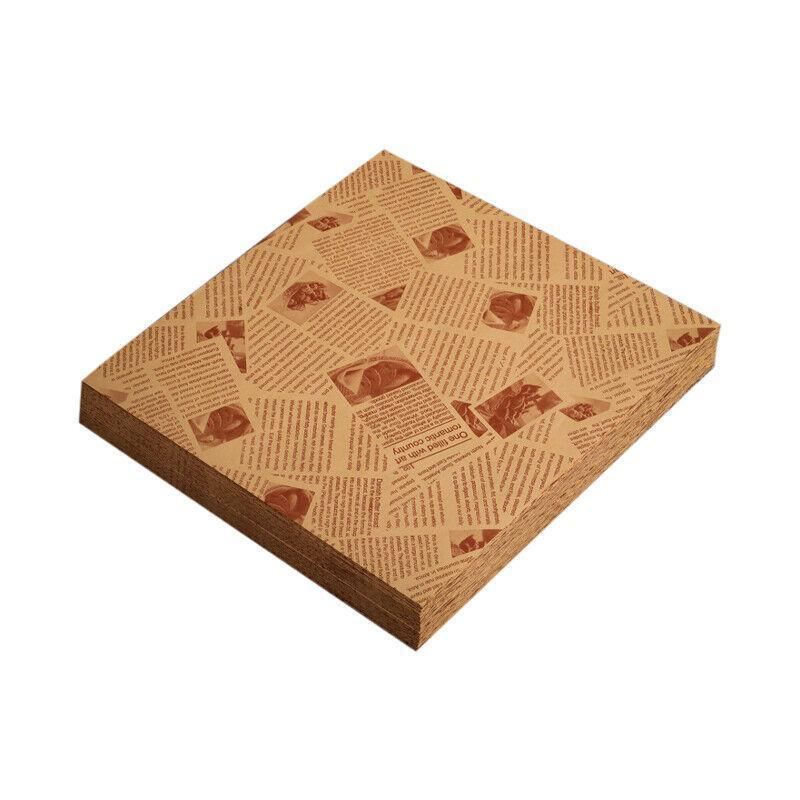 Food wrapping paper roll for dispenser box