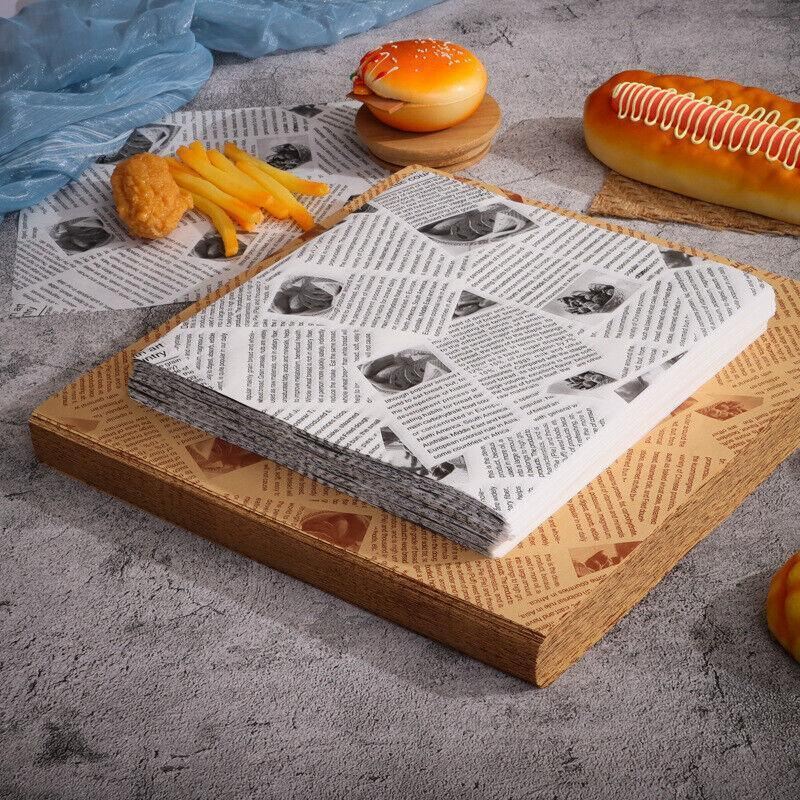 Food wrapping paper roll for dispenser box