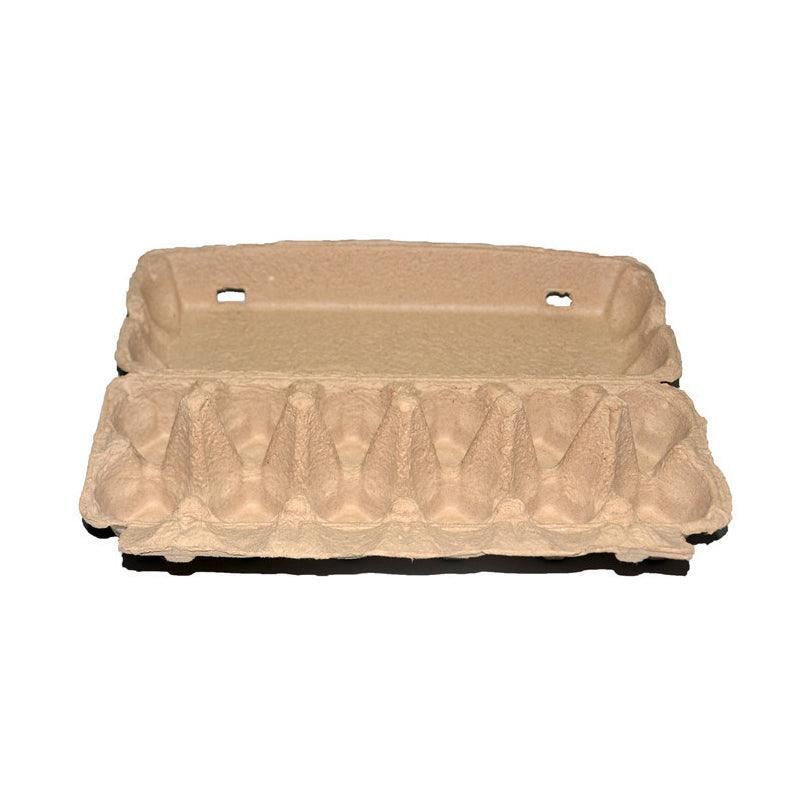 Full Dozen Egg Cartons for 12 Eggs 100PCS 30.2*10.5cm Kraft - Discount Packaging Warehouse