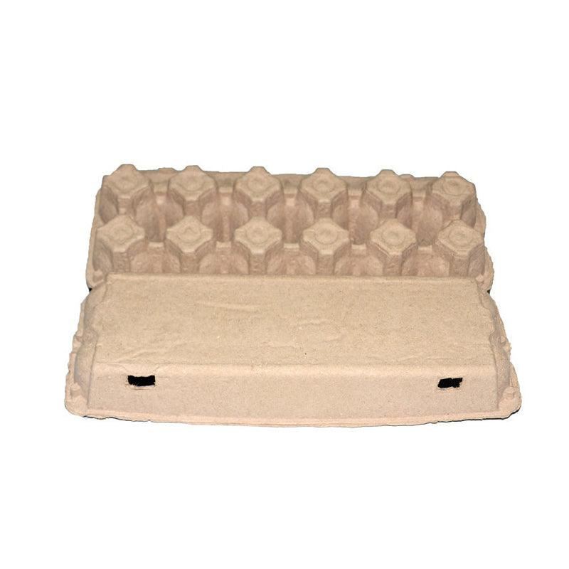 Full Dozen Egg Cartons for 12 Eggs 100PCS 30.2*10.5cm Kraft - Discount Packaging Warehouse