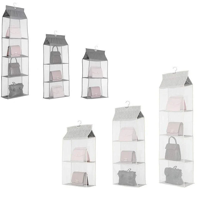 Hanging Handbag Organizer 1PC 3Colours 3Sizes Non-woven Fabric - Discount Packaging Warehouse