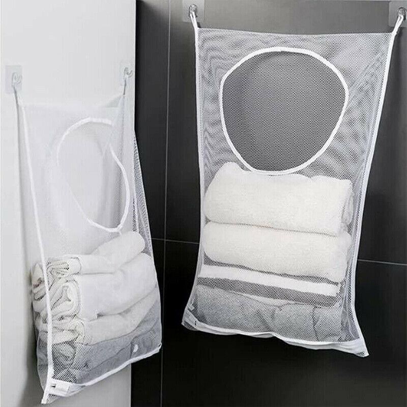 Hanging Laundry Bag 1PC 2Colours 2Styles 77x50cm - Discount Packaging Warehouse