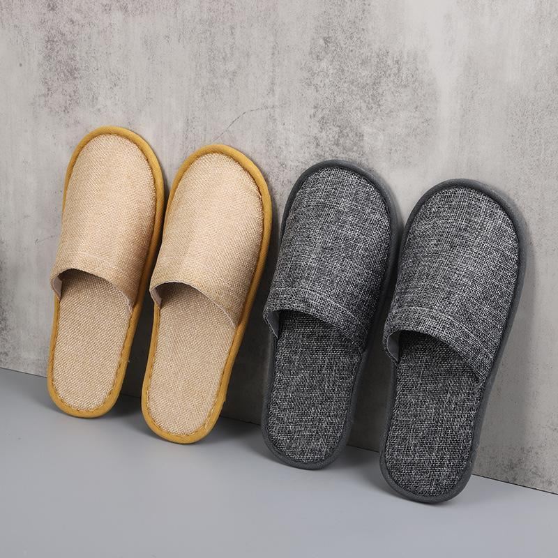 Comfortable and hygienic disposable slippers with non-slip sole.
