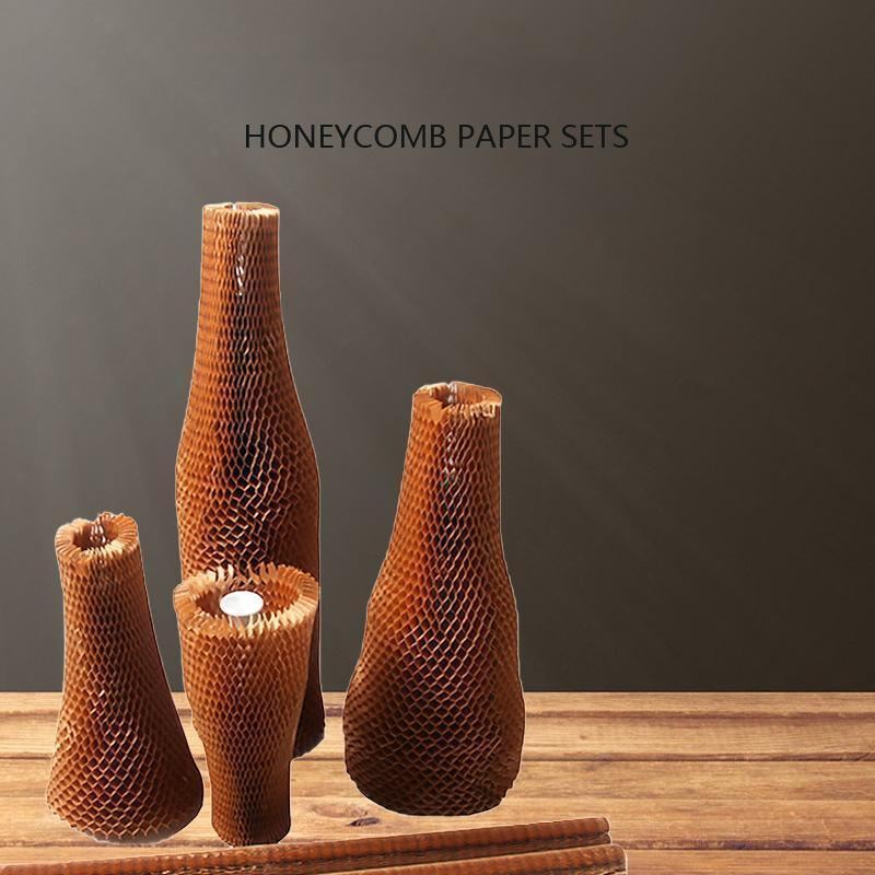 Hexwrap eco-friendly packaging material in use.