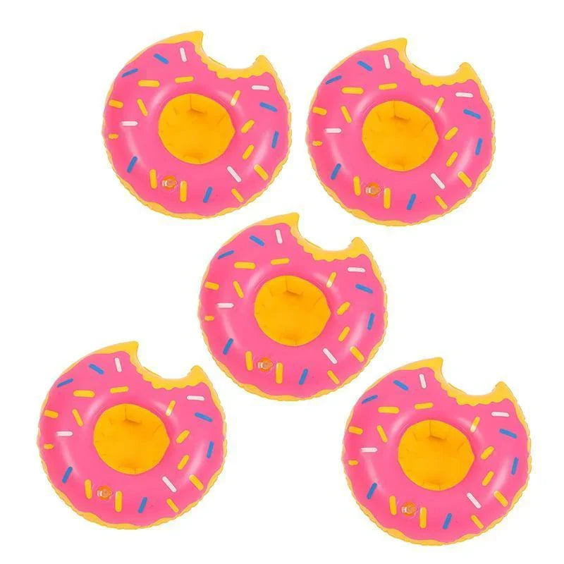 Inflatable Drink Cup Holder 1-10PCS 6Styles Floating Coaster - Discount Packaging Warehouse