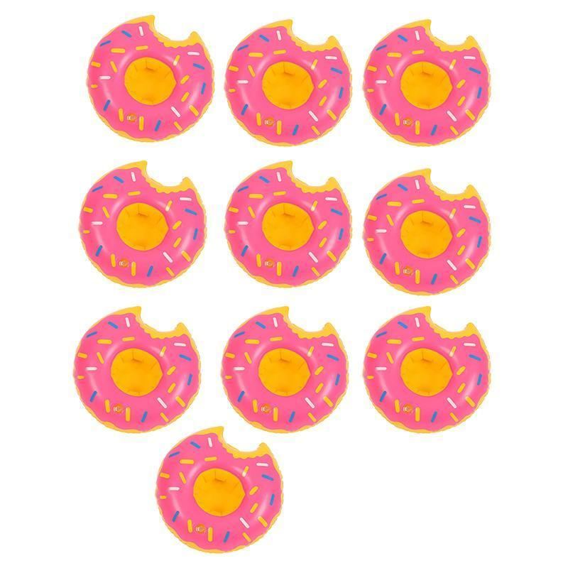 Inflatable Drink Cup Holder 1-10PCS 6Styles Floating Coaster - Discount Packaging Warehouse