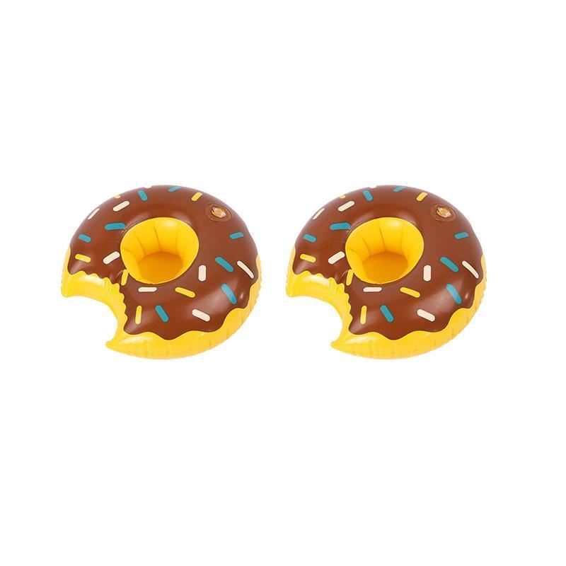 Inflatable Drink Cup Holder 1-10PCS 6Styles Floating Coaster - Discount Packaging Warehouse