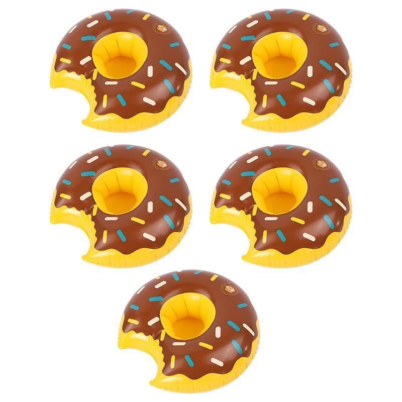 Inflatable Drink Cup Holder 1-10PCS 6Styles Floating Coaster - Discount Packaging Warehouse