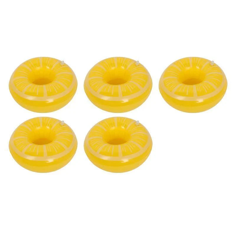 Inflatable Drink Cup Holder 1-10PCS 6Styles Floating Coaster - Discount Packaging Warehouse