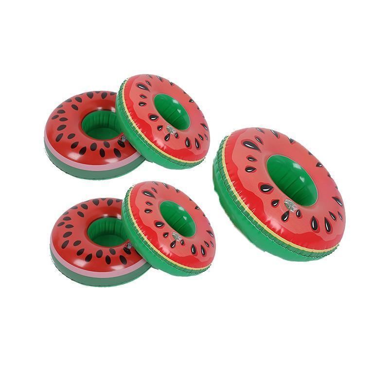 Inflatable Drink Cup Holder 1-10PCS 6Styles Floating Coaster - Discount Packaging Warehouse