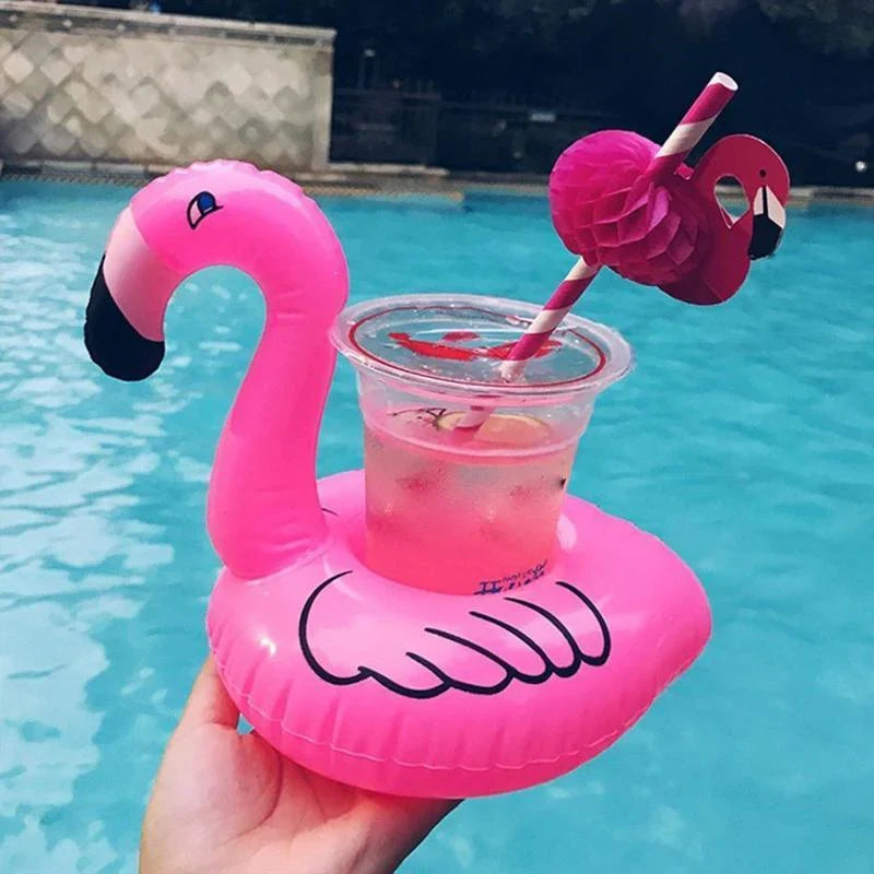 Inflatable Drink Cup Holder 1-10PCS 6Styles Floating Coaster - Discount Packaging Warehouse