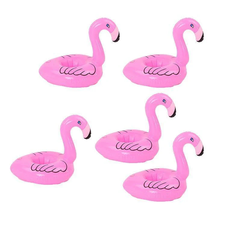 Inflatable Drink Cup Holder 1-10PCS 6Styles Floating Coaster - Discount Packaging Warehouse