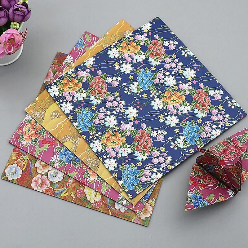 Japanese Pattern Sakura Folding Origami Craft Paper 120Sheets 8Styles Mixed - Discount Packaging Warehouse