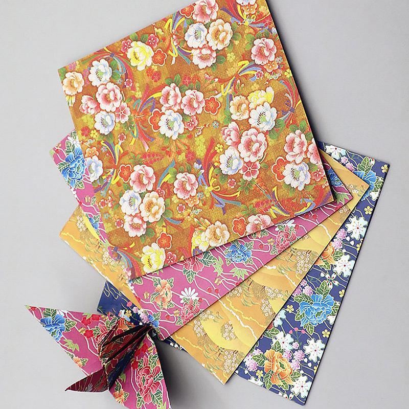 Japanese Pattern Sakura Folding Origami Craft Paper 120Sheets 8Styles Mixed - Discount Packaging Warehouse