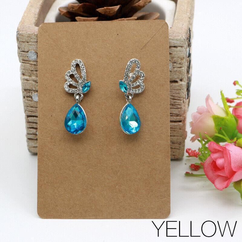 Jewelry Display Card 40PCS 6x9cm 3Colours Cardboard - Discount Packaging Warehouse