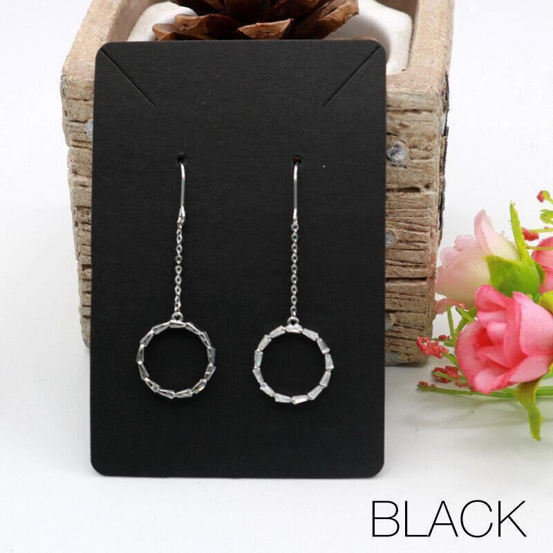 Jewelry Display Card 40PCS 6x9cm 3Colours Cardboard - Discount Packaging Warehouse