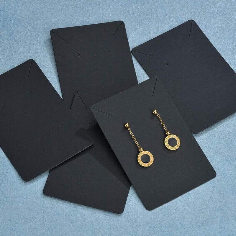 Jewelry Display Card 40PCS 6x9cm 3Colours Cardboard - Discount Packaging Warehouse