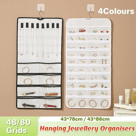 Jewelry Organizer Storage Bag 1PC 2Sizes 4Colours - Discount Packaging Warehouse