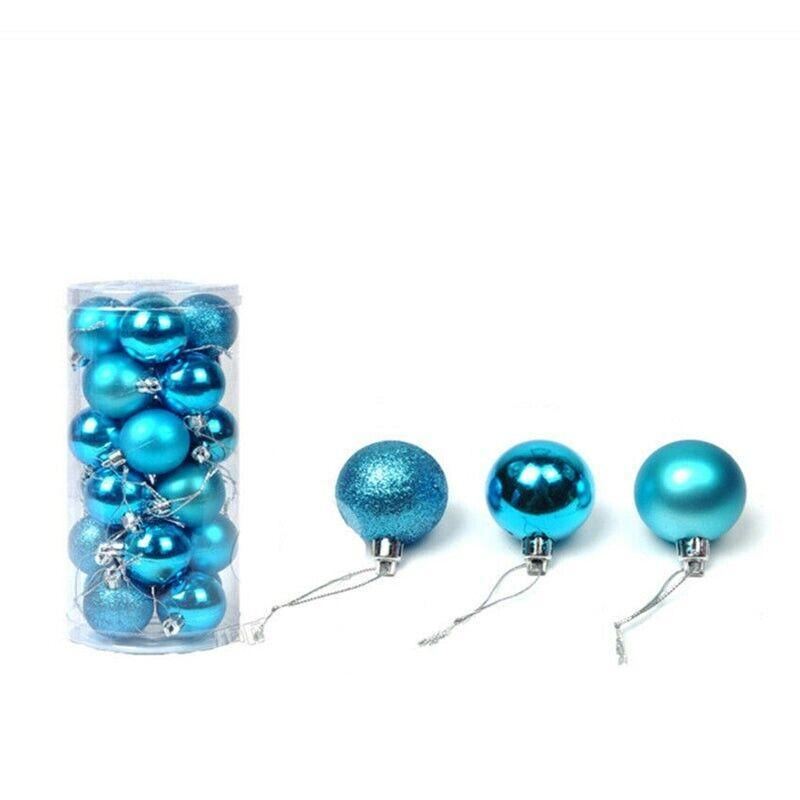 24PCS/Pack Xmas Balls Party Ornament