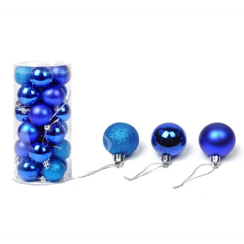 24PCS/Pack Xmas Balls Party Ornament