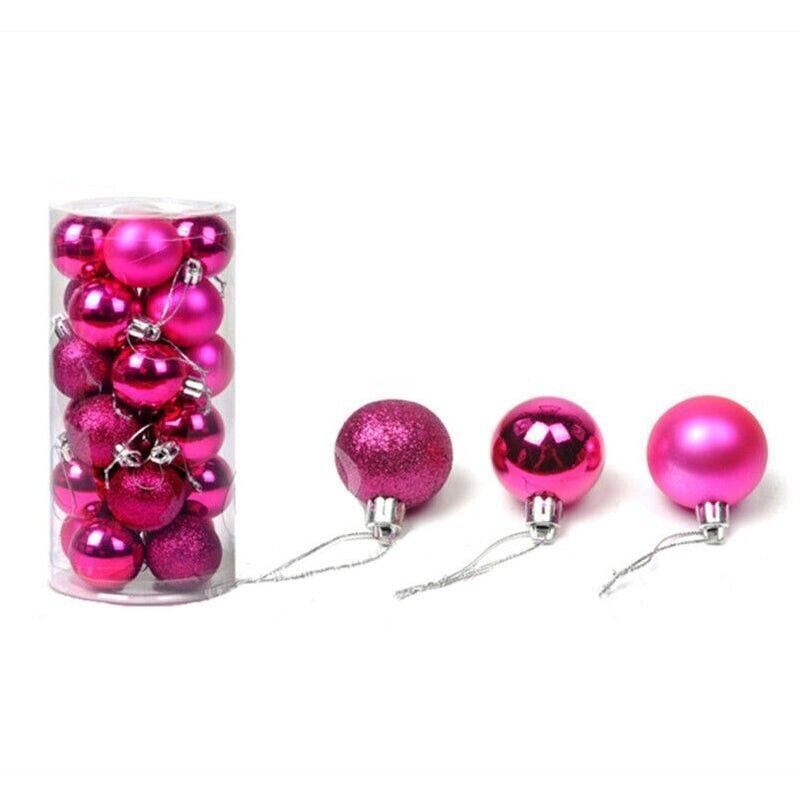 24PCS/Pack Xmas Balls Party Ornament