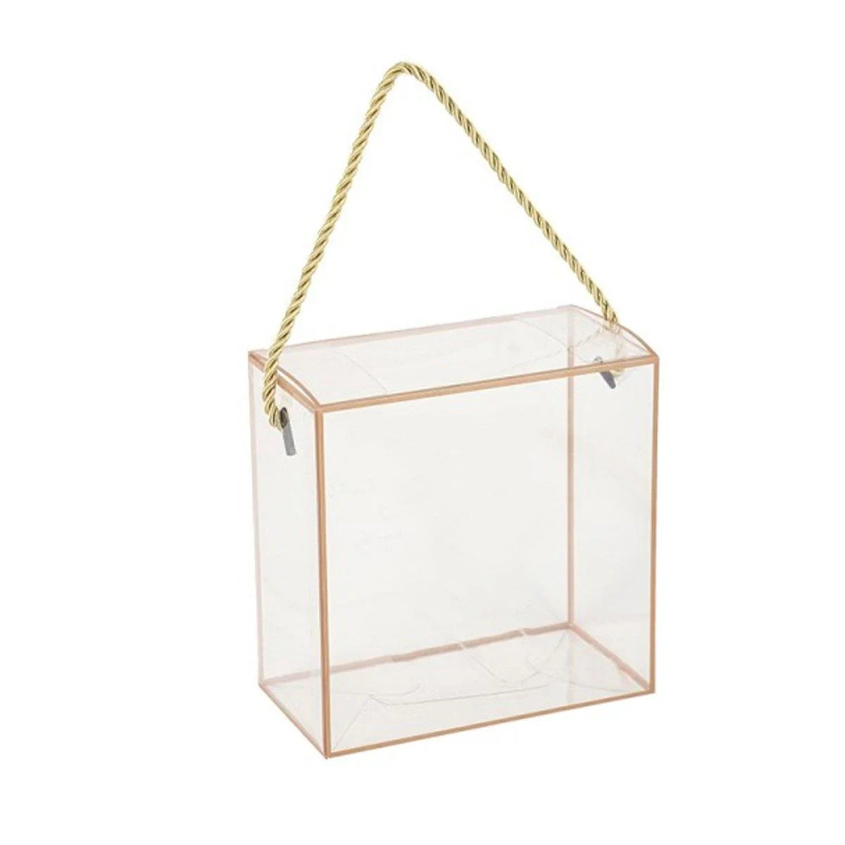 PET Plastic Candy Boxes with Handles Clear Display 20PCS