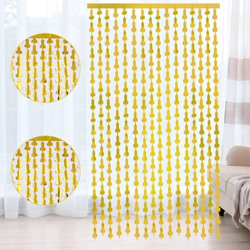 Willy Tinsel Curtain Metalic BackDrop 1PCS
