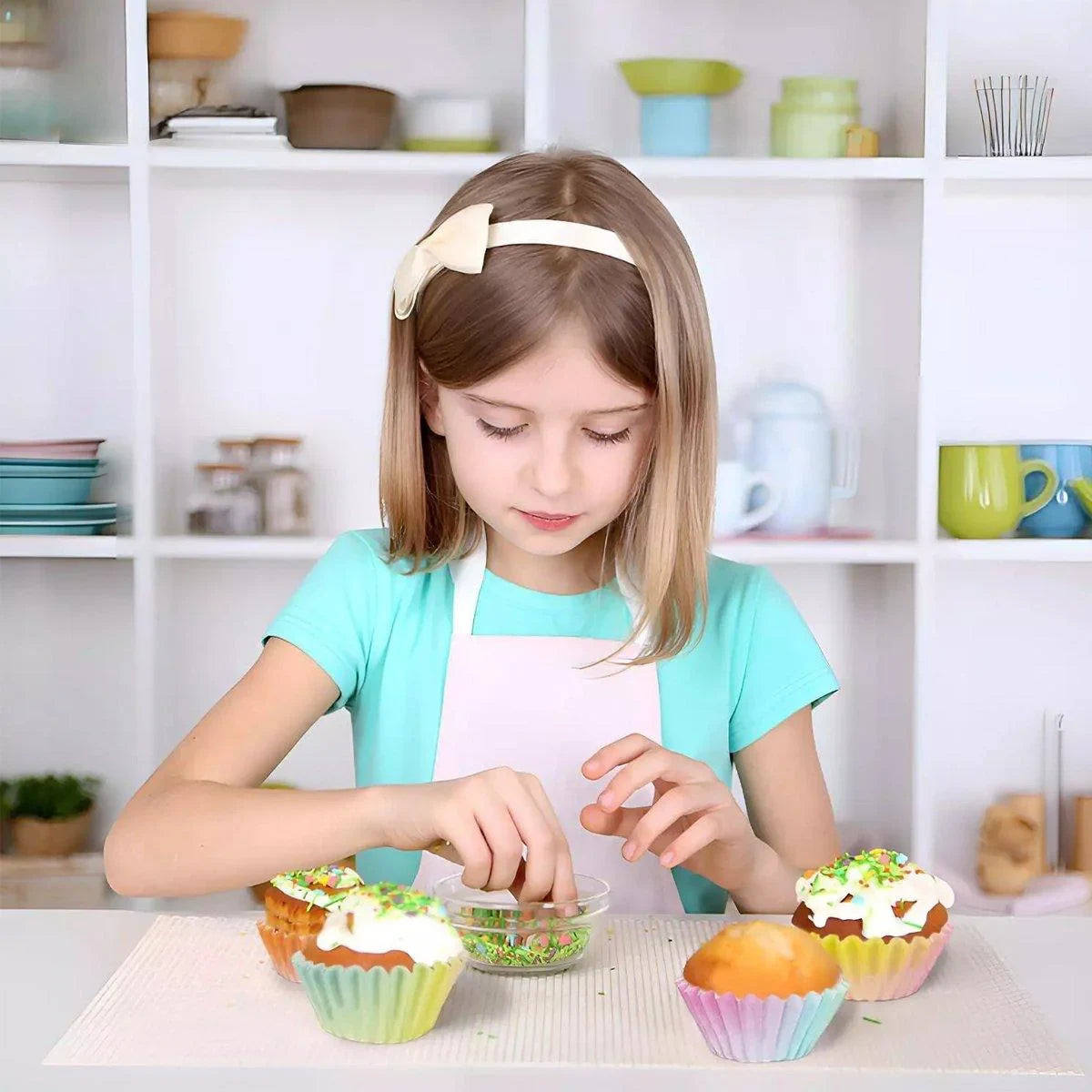 Gradient Cupcake Inserts Cupcake Moulds 300PCS