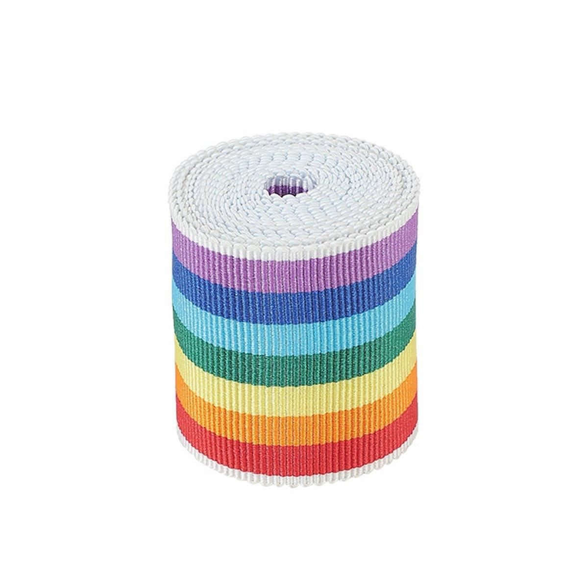 High-Density Fabric Stripe Ribbon 50 Yards