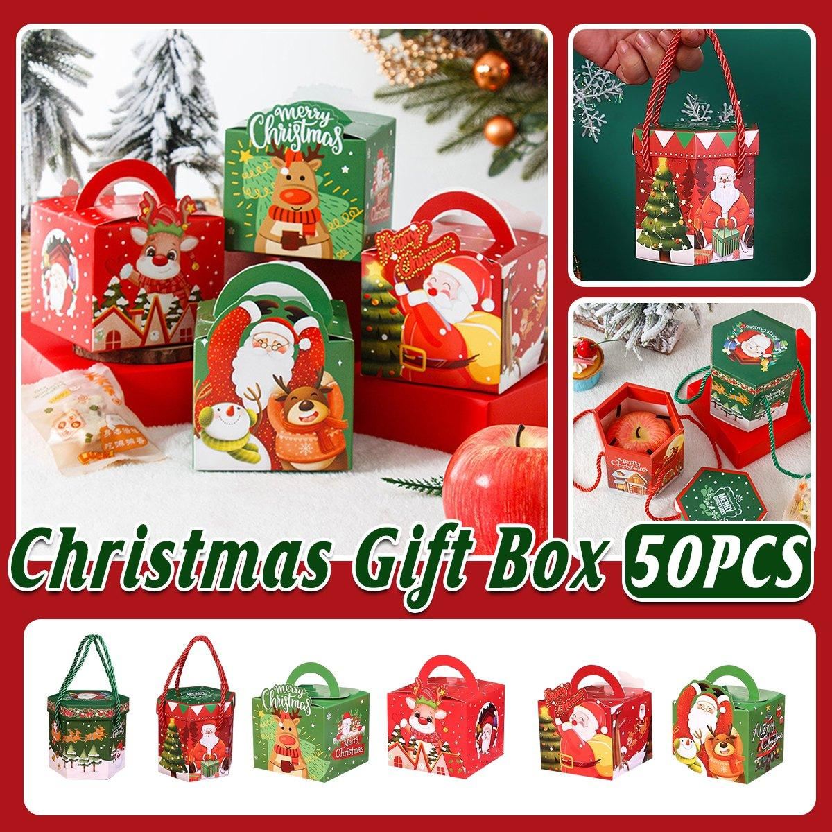 Get into the festive spirit with these adorable Christmas-themed gift boxes.