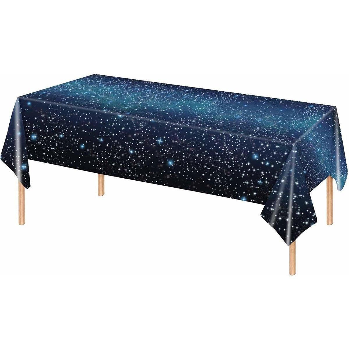 2PCS Disposable Plastic Tablecloth