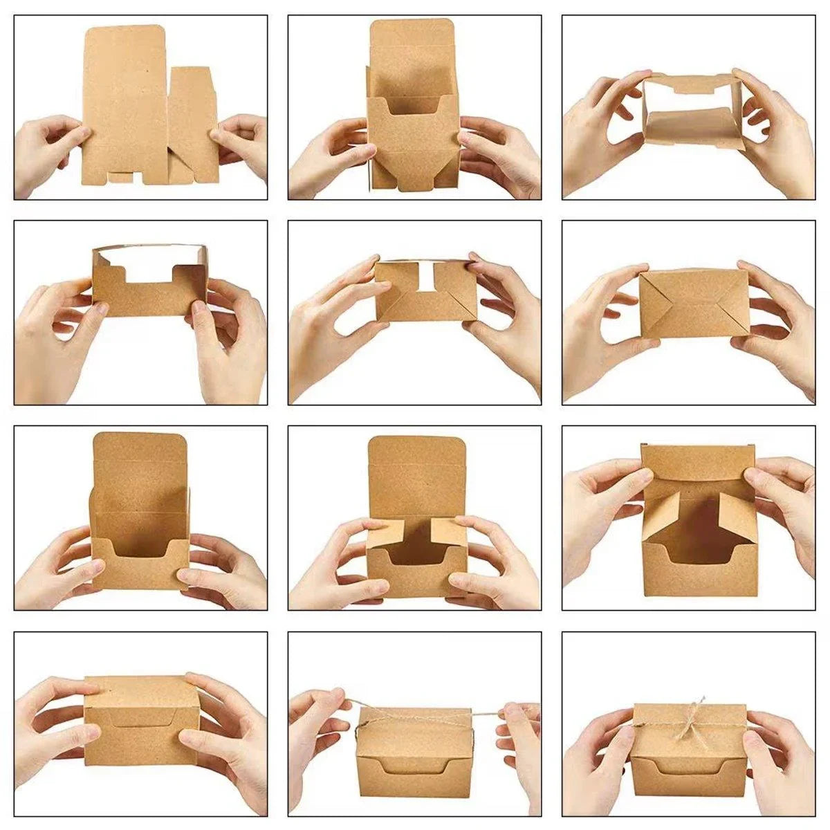 Add a rustic touch to your special events with these eco-friendly gift boxes made from high-quality kraft paper.
