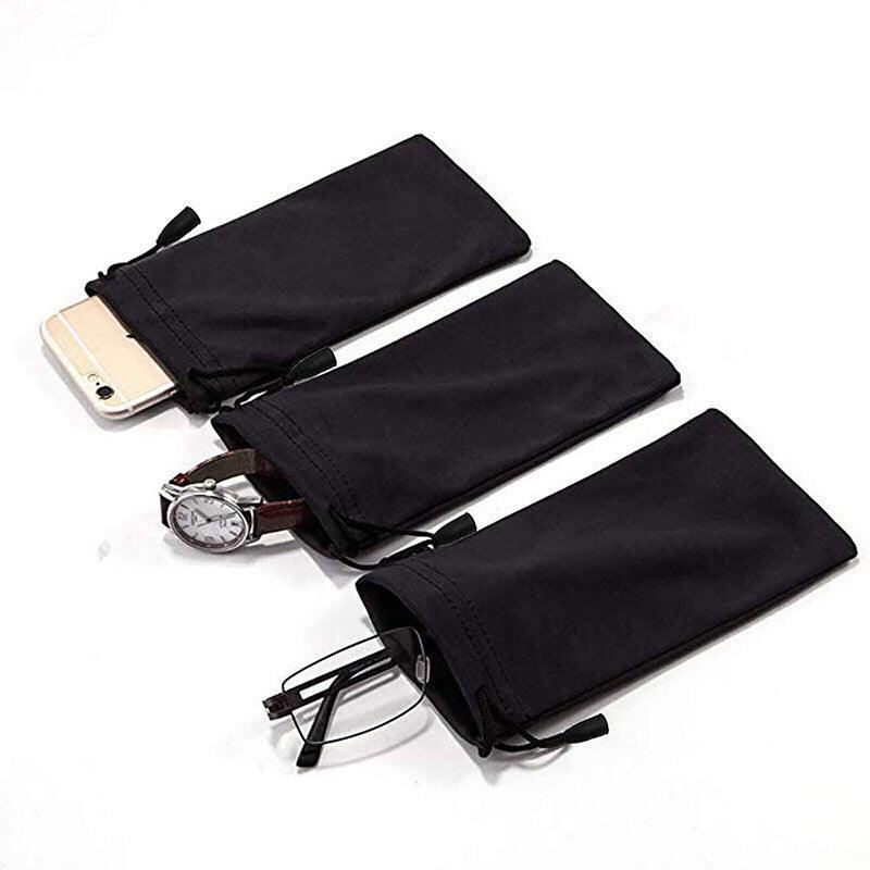 5PCS Soft Sunglasses Pouch Eyeglasses Bag