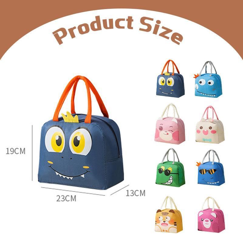 Portable Insulated Thermal Cooler Lunch Box 8Styles 1PC