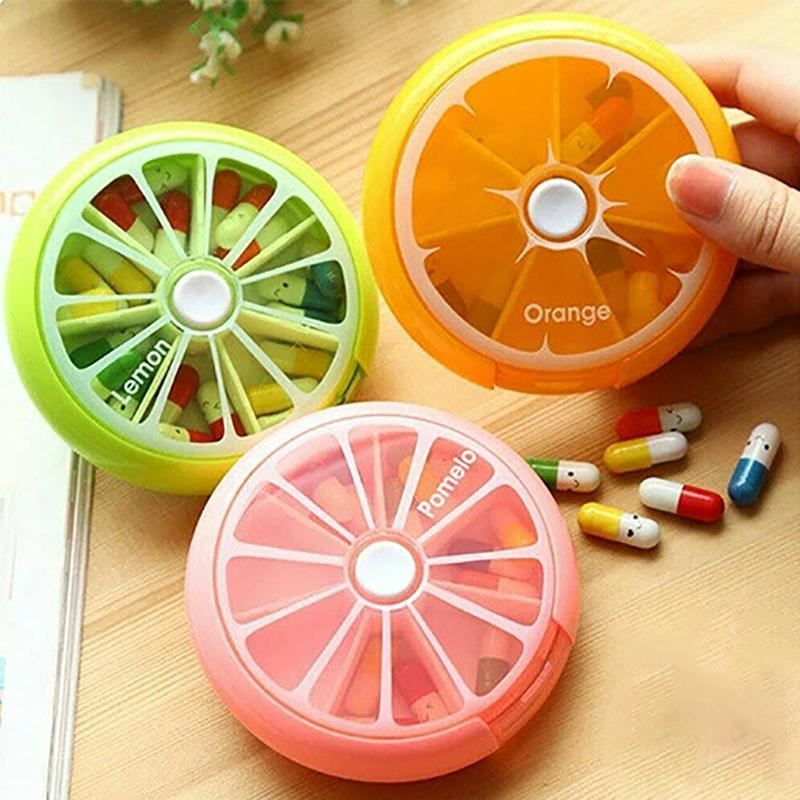 Pill Organiser Case Box 3Colours 1PC