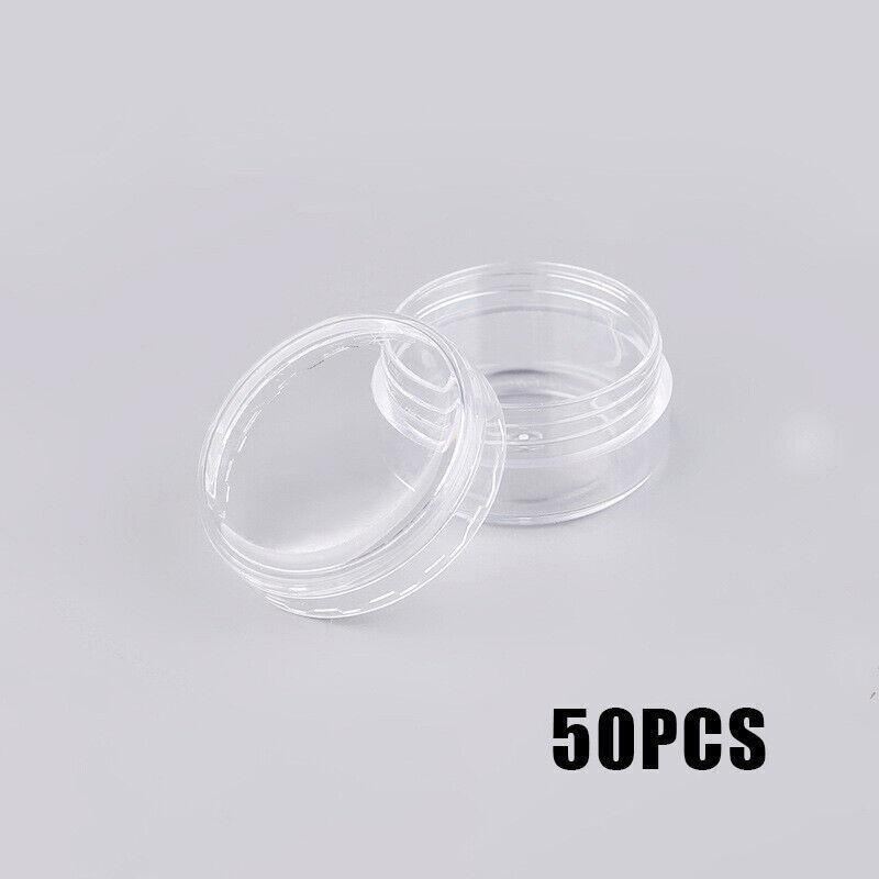 50-200X Mini Sample Bottle Cosmetic Makeup Jar Pot Face Cream Lip Balm Container