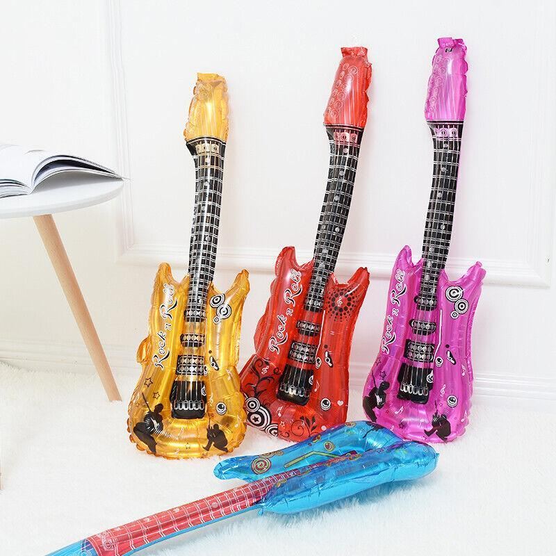 Guitar Fill Air Balloon Decoration 4Colours 1PC