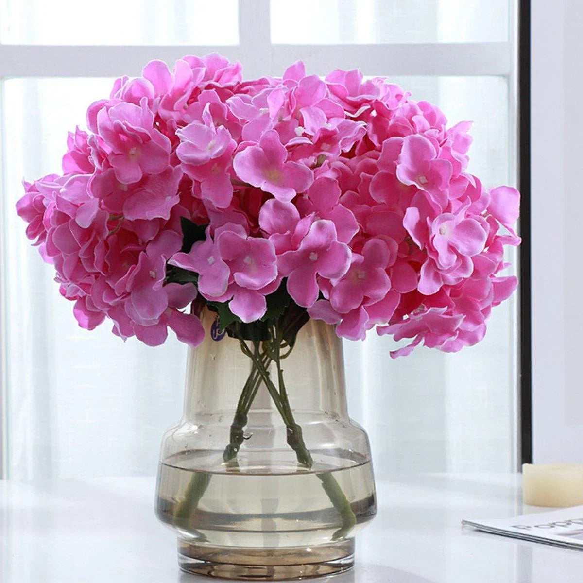 Hydrangea Artificial Flowers 3PCS
